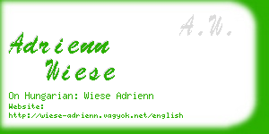 adrienn wiese business card